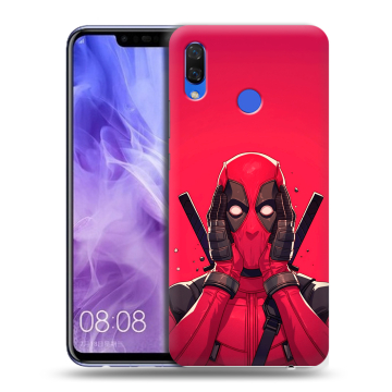 Силиконовый чехол на Huawei Nova 3i с принтом Дедпул Deadpool Силиконовый чехол на Huawei Nova 3i с принтом Дедпул Deadpool