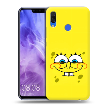 Силиконовый чехол на Huawei Nova 3i с принтом спанчбоб спанч боб Силиконовый чехол на Huawei Nova 3i с принтом спанчбоб спанч боб
