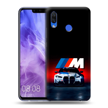 Силиконовый чехол на Huawei Nova 3i с принтом БМВ BMW