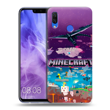 Силиконовый чехол на Huawei Nova 3i с принтом Майнкрафт Minecraft Силиконовый чехол на Huawei Nova 3i с принтом Майнкрафт Minecraft