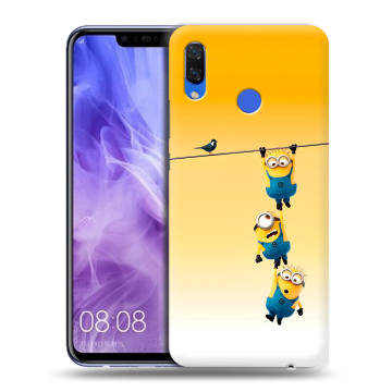 Силиконовый чехол на Huawei Nova 3i с принтом Миньоны Силиконовый чехол на Huawei Nova 3i с принтом Миньоны