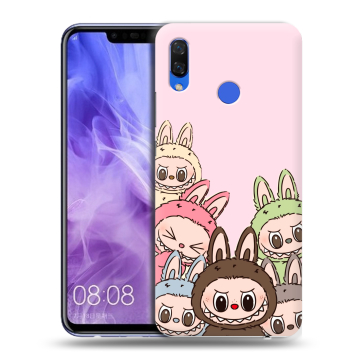 Силиконовый чехол на Huawei Nova 3i с принтом Лабубу