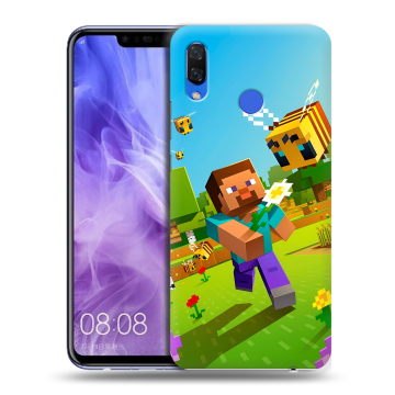 Силиконовый чехол на Huawei Nova 3i с принтом Майнкрафт Minecraft Силиконовый чехол на Huawei Nova 3i с принтом Майнкрафт Minecraft