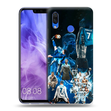 Силиконовый чехол на Huawei Nova 3i с принтом Реал Роналдо