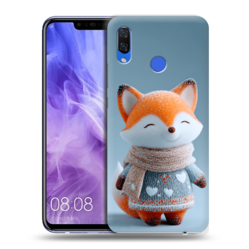 Силиконовый чехол на Huawei Nova 3i с принтом Лиса