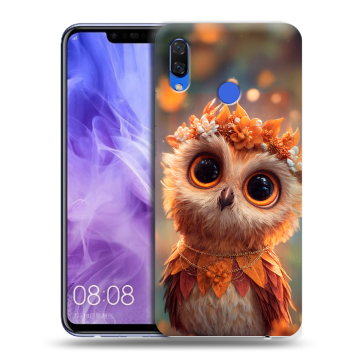 Силиконовый чехол на Huawei Nova 3i с принтом Милая сова