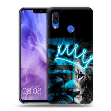 Силиконовый чехол на Huawei Nova 3i с принтом Король лев