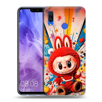 Силиконовый чехол на Huawei Nova 3i с принтом Labubu Лабубу