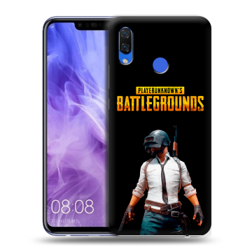 Силиконовый чехол на Huawei Nova 3i с принтом PUGB ПАГБ