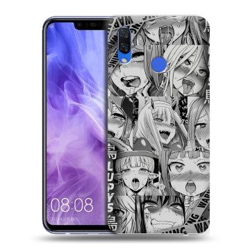 Силиконовый чехол на Huawei Nova 3i с принтом Ahegao Ахегао Аниме