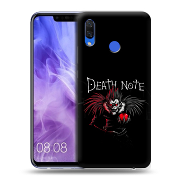 Силиконовый чехол на Huawei Nova 3i с принтом Death note Тетрадь смерти Силиконовый чехол на Huawei Nova 3i с принтом Death note Тетрадь смерти