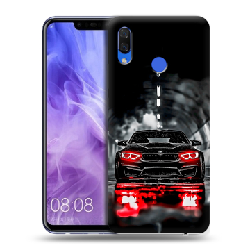 Силиконовый чехол на Huawei Nova 3i с принтом BMW БМВ