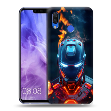 Силиконовый чехол на Huawei Nova 3i с принтом IronMan Железный человек Силиконовый чехол на Huawei Nova 3i с принтом IronMan Железный человек