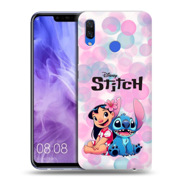 Силиконовый чехол на Huawei Nova 3i с принтом Лило и Стич