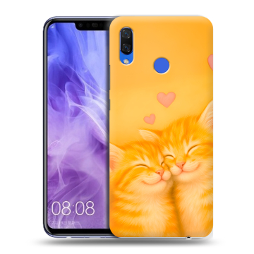 Силиконовый чехол на Huawei Nova 3i с принтом Милые котята Силиконовый чехол на Huawei Nova 3i с принтом Милые котята
