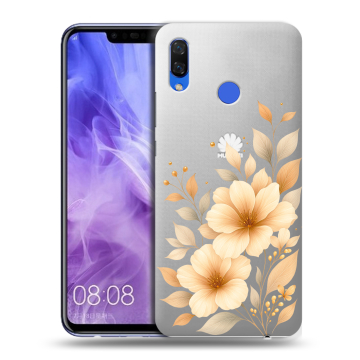Силиконовый чехол на Huawei Nova 3i с принтом для девушки