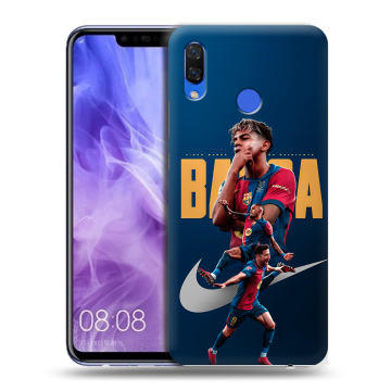 Силиконовый чехол на Huawei Nova 3i с принтом Барселона Barca Yamal 