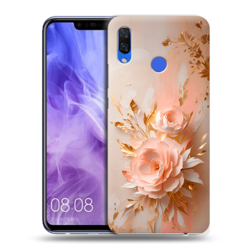Силиконовый чехол на Huawei Nova 3i с принтом женский