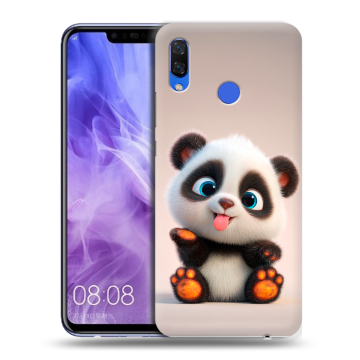 Силиконовый чехол на Huawei Nova 3i с принтом милая панда Силиконовый чехол на Huawei Nova 3i с принтом милая панда