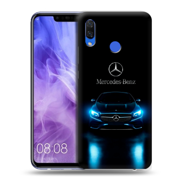 Силиконовый чехол на Huawei Nova 3i с принтом Mercedes Мерседес Силиконовый чехол на Huawei Nova 3i с принтом Mercedes Мерседес
