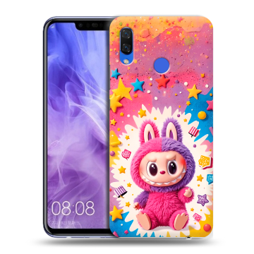Силиконовый чехол на Huawei Nova 3i с принтом Labubu Лабубу