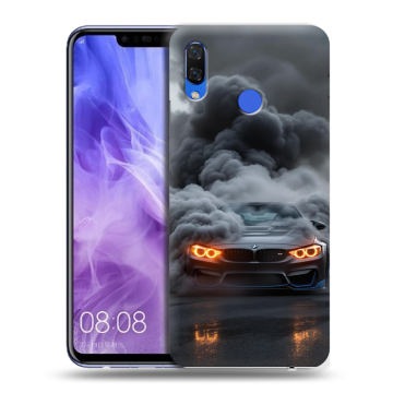 Силиконовый чехол на Huawei Nova 3i с принтом BMW БМВ