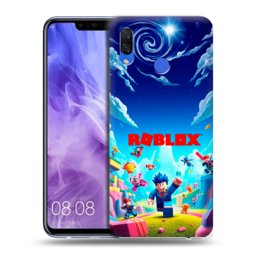 Силиконовый чехол на Huawei Nova 3i с принтом Roblox Роблокс Силиконовый чехол на Huawei Nova 3i с принтом Roblox Роблокс