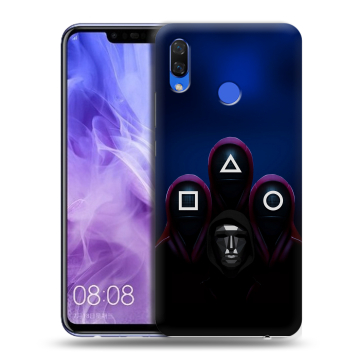 Силиконовый чехол на Huawei Nova 3i с принтом Игра Кальмара