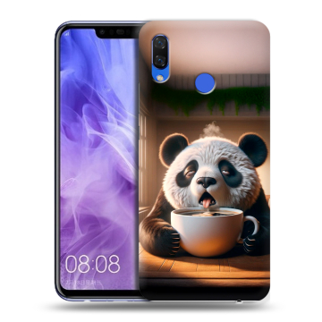 Силиконовый чехол на Huawei Nova 3i с принтом смешная панда Силиконовый чехол на Huawei Nova 3i с принтом смешная панда