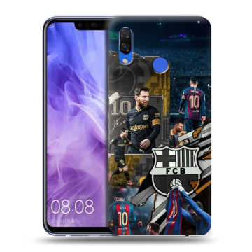 Силиконовый чехол на Huawei Nova 3i с принтом Messi Barcelona