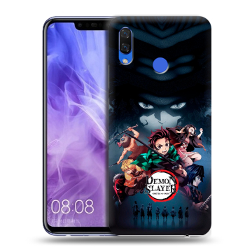 Силиконовый чехол на Huawei Nova 3i с принтом Demon Slayer Клинок рассекающий демонов Силиконовый чехол на Huawei Nova 3i с принтом Demon Slayer Клинок рассекающий демонов