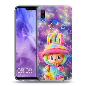 Силиконовый чехол на Huawei Nova 3i с принтом Labubu Лабубу