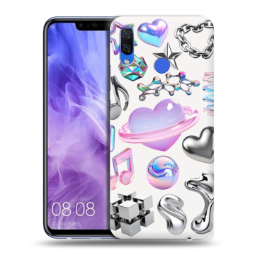 Силиконовый чехол на Huawei Nova 3i с принтом Y2K Силиконовый чехол на Huawei Nova 3i с принтом Y2K