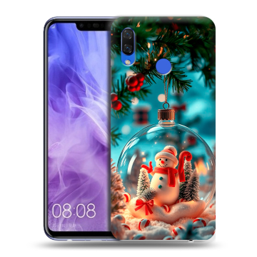 Силиконовый чехол на Huawei Nova 3i с принтом Новый год