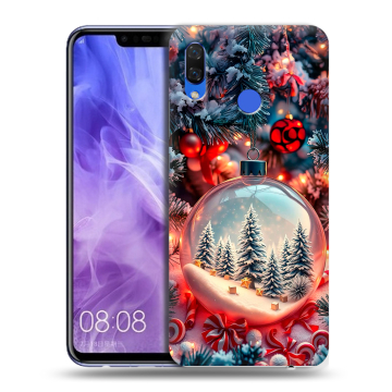 Силиконовый чехол на Huawei Nova 3i с принтом Новый год