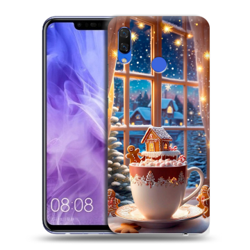 Силиконовый чехол на Huawei Nova 3i с принтом Новый год