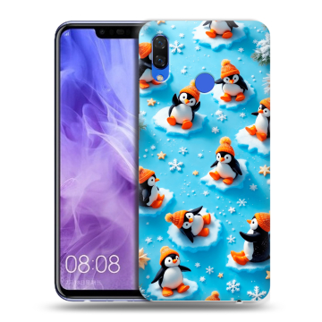 Силиконовый чехол на Huawei Nova 3i с принтом Новый год