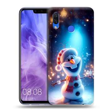 Силиконовый чехол на Huawei Nova 3i с принтом Новый год