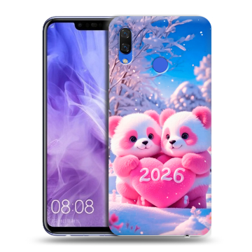 Силиконовый чехол на Huawei Nova 3i с принтом Новый год
