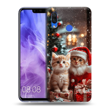 Силиконовый чехол на Huawei Nova 3i с принтом Новый год