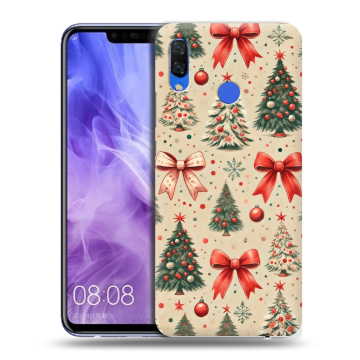 Силиконовый чехол на Huawei Nova 3i с принтом Новый год