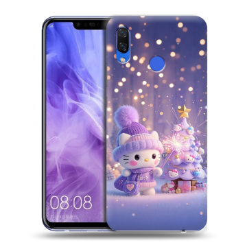 Силиконовый чехол на Huawei Nova 3i с принтом Новый год