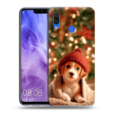 Силиконовый чехол на Huawei Nova 3i с принтом Новый год