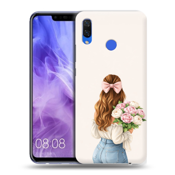 Силиконовый чехол на Huawei Nova 3i с принтом женский Силиконовый чехол на Huawei Nova 3i с принтом женский
