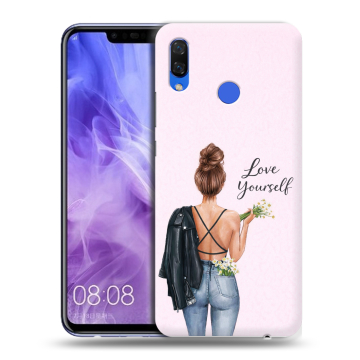 Силиконовый чехол на Huawei Nova 3i с принтом женский Силиконовый чехол на Huawei Nova 3i с принтом женский