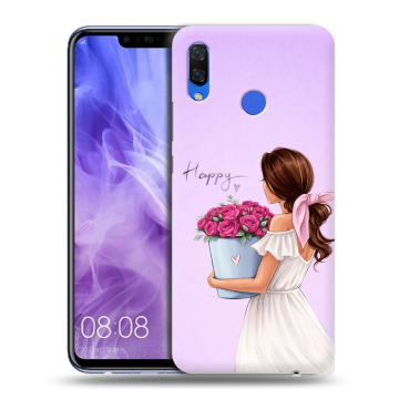 Силиконовый чехол на Huawei Nova 3i с принтом женский Силиконовый чехол на Huawei Nova 3i с принтом женский