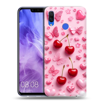 Силиконовый чехол на Huawei Nova 3i с принтом для девочек