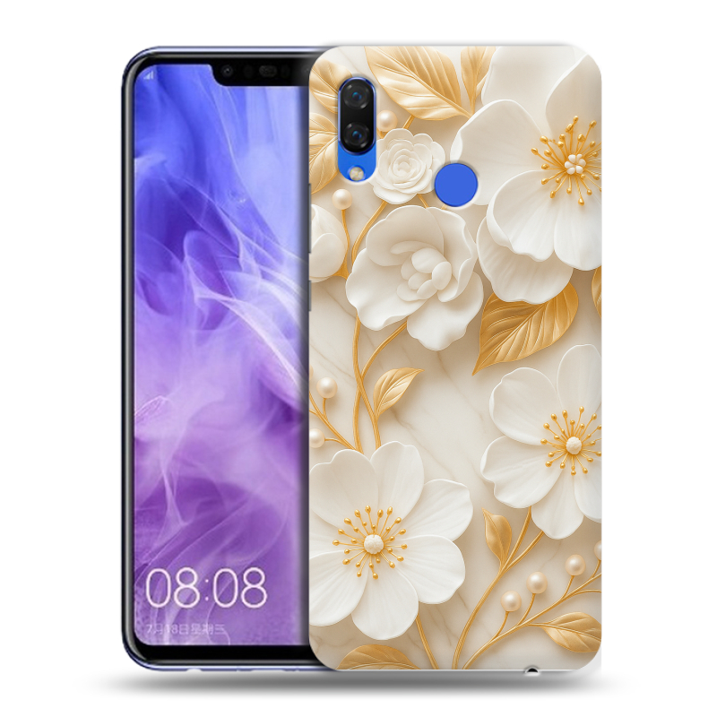 Силиконовый чехол на Huawei Nova 3i с принтом Цветы Силиконовый чехол на Huawei Nova 3i с принтом Цветы