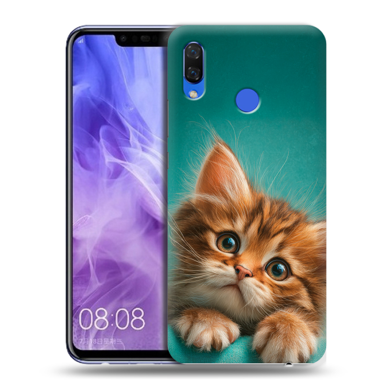 Силиконовый чехол на Huawei Nova 3i с принтом котенок Силиконовый чехол на Huawei Nova 3i с принтом котенок