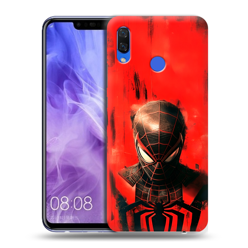 Силиконовый чехол на Huawei Nova 3i с принтом человек паук spiderman Силиконовый чехол на Huawei Nova 3i с принтом человек паук spiderman